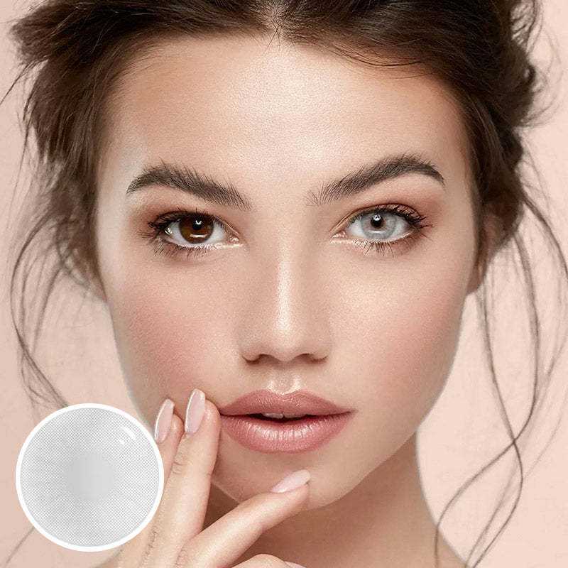 Lentillas Ice Gray color gris claro anuales - LookPerfect