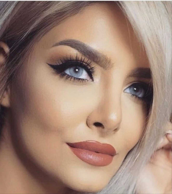 Lentillas Ice Gray gris natural vista cercana - LookPerfect